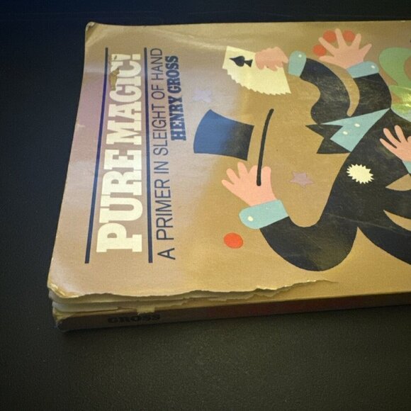 Pure Magic Book By Henry Gross Vintage 1978 First Edition Paperback TORN COVER - Picture 3 of 13